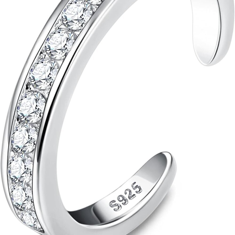 Sterling Silver Toe Rings Adjustable Silver Jewelry Summer Beach Gift